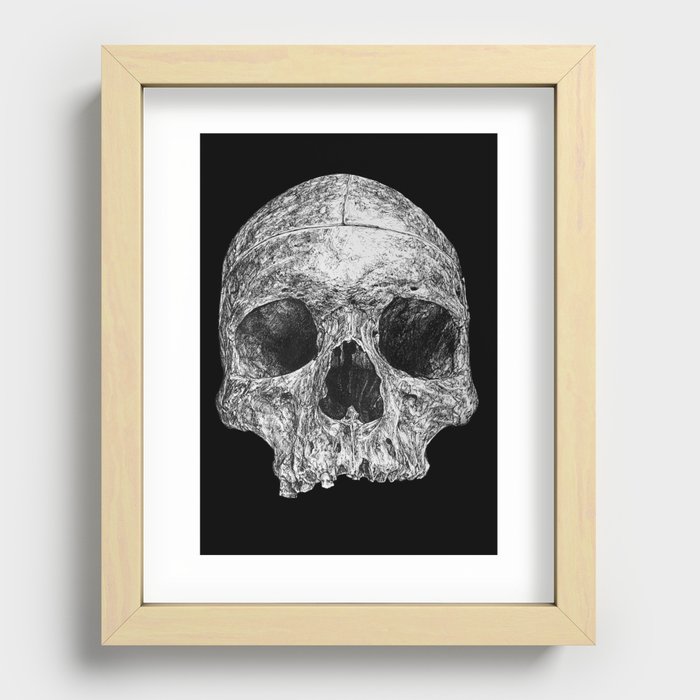 Cranium A BL Recessed Framed Print