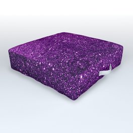 Purple Glitter Pattern Outdoor Floor Cushion