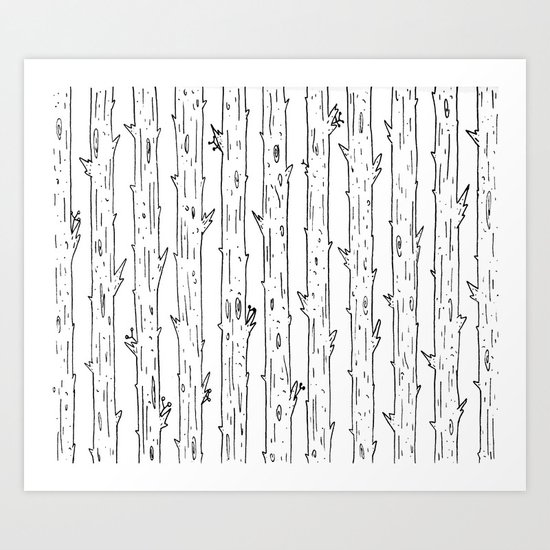 Winter Trees Art Print