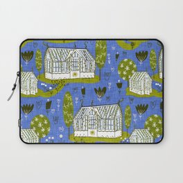 Victorian Greenhouse Blue Laptop Sleeve