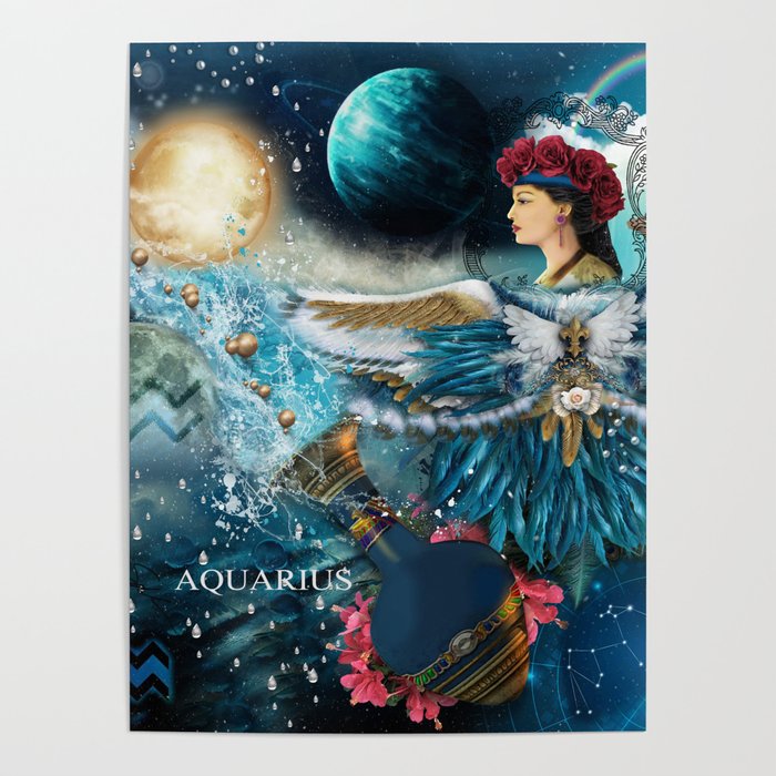 Aquarius, The Waterbearer Poster