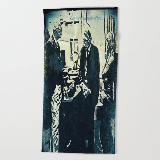 Manage a Trois (Office Drama) Beach Towel
