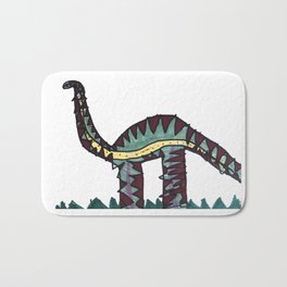 Brachiosaurus Bath Mat | Brachiosaurus, Dinosaur, Drawing, Marker, Sauropod, Crayon 