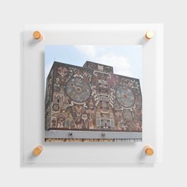 Mexico Photography - Artistic University In Mexico Floating Acrylic Print