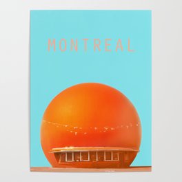 MONTREAL PASTEL Orange Julep Poster