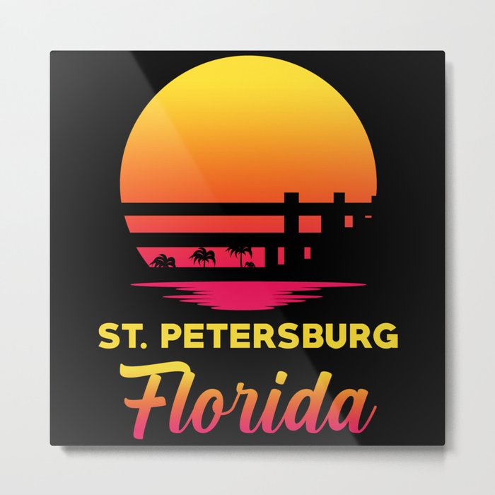 St. Petersburg Flordia Metal Print