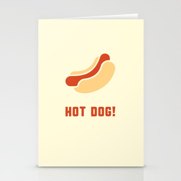 "Hot Dog!" Congratulations Card Stationery Cards