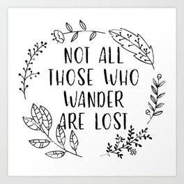 20++ Most Not all that wander are lost wall art images information