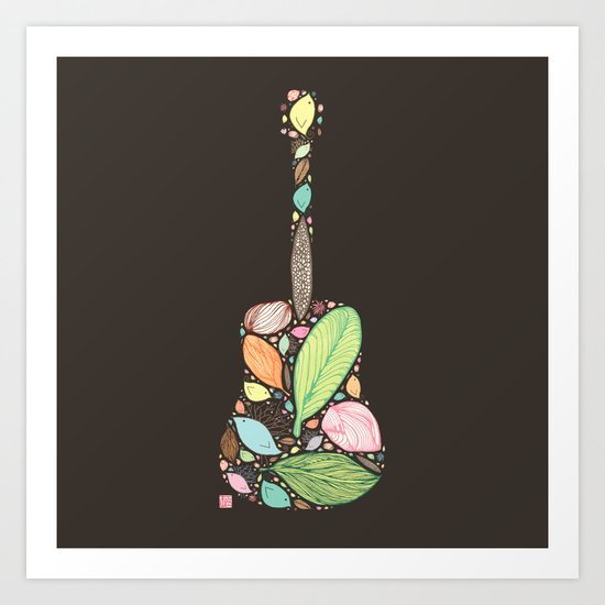 Let your Guitar Sing B-Side Art Print