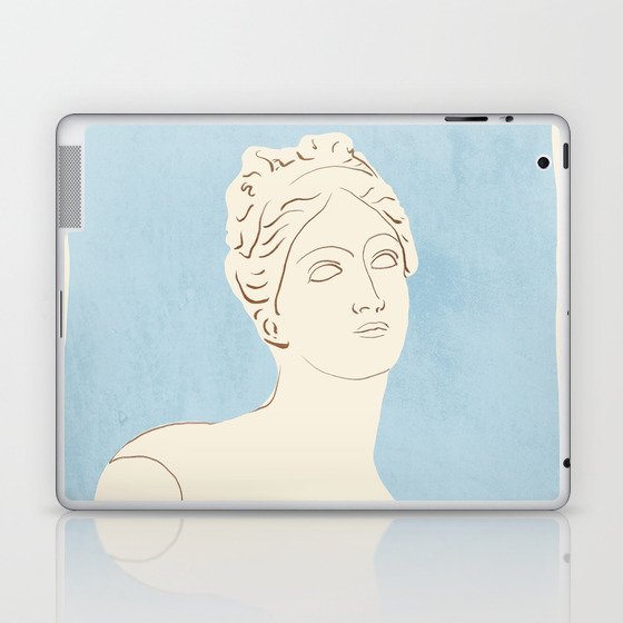 Minimalist Bust 3 Laptop & iPad Skin