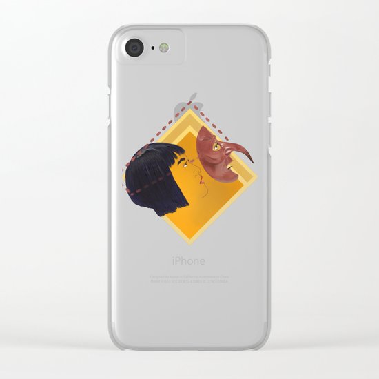 Make your own kabuto path Clear iPhone Case