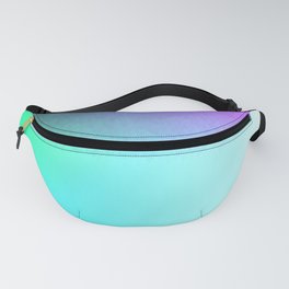 Rainbow ombre flames Fanny Pack
