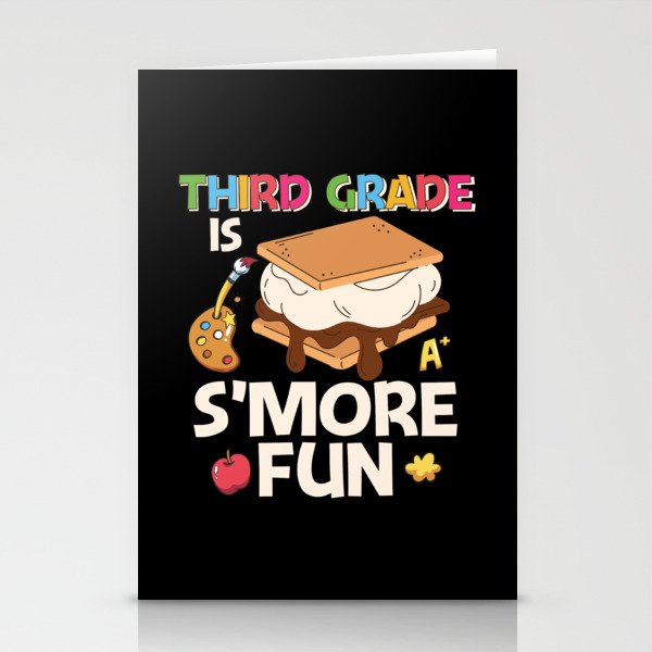 Third Grade Is S'more Fun Stationery Cards