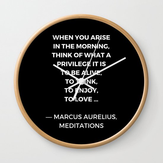 Stoic Wisdom Quotes Marcus Aurelius Meditations What A Privilege It Is To Be Alive Wall Clock By Myrainbowlove Society6 Amazing quotes to bring inspiration, personal privilege is the special right or dispensation offered to someone. stoic wisdom quotes marcus aurelius meditations what a privilege it is to be alive wall clock by myrainbowlove