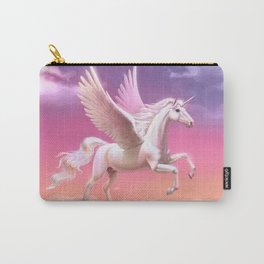 Flying unicorn at sunset Carry-All Pouch