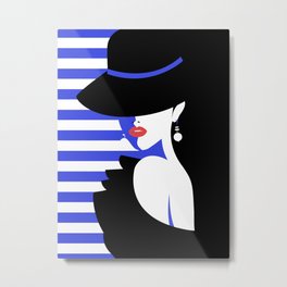pretty girl in blue Metal Print | Fashiondesign, Elegant, Fashionista, Unique, Painting, Women, Positivevibes, Mandrianstyle, Artwork, Pretty 