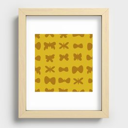 Yellow butterflies. Recessed Framed Print