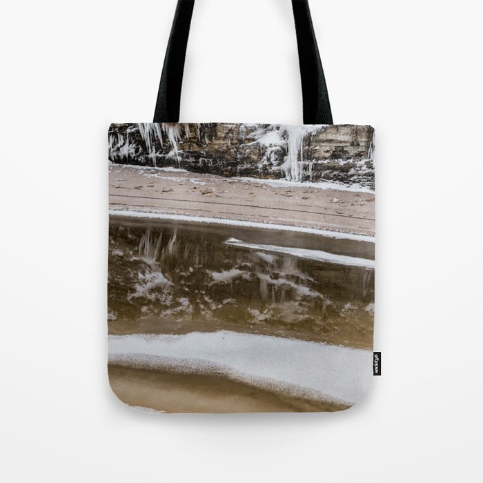 Winter Textures Tote Bag