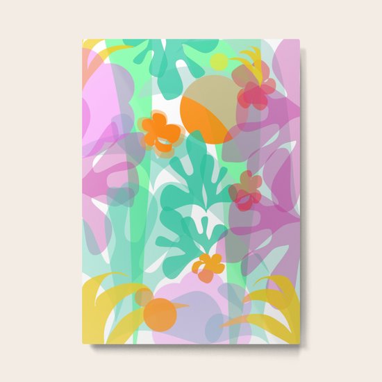 Flower Garden Metal Print