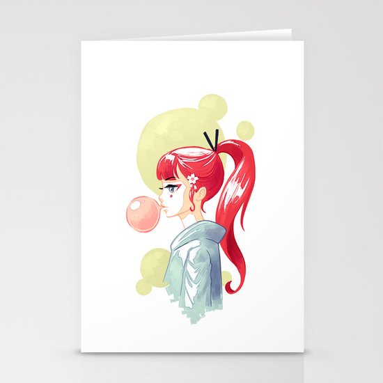 Bubblegum Stationery Cards