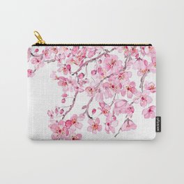 pink cherry blossom watercolor 2020 Carry-All Pouch