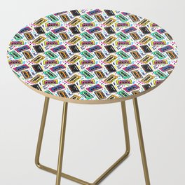 90s Cassette Tapes Side Table