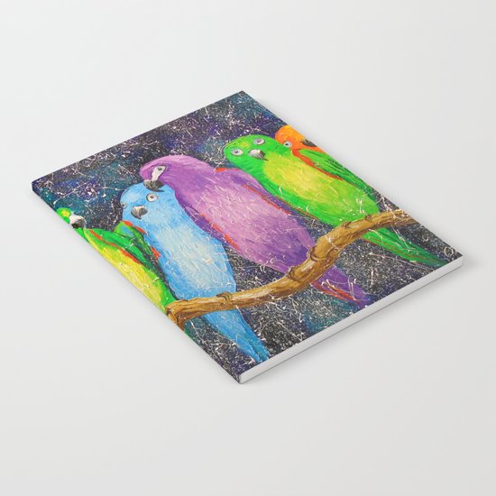 Parrots friends Notebook