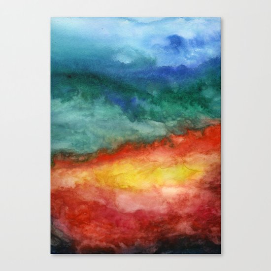 Leaving California Canvas Print