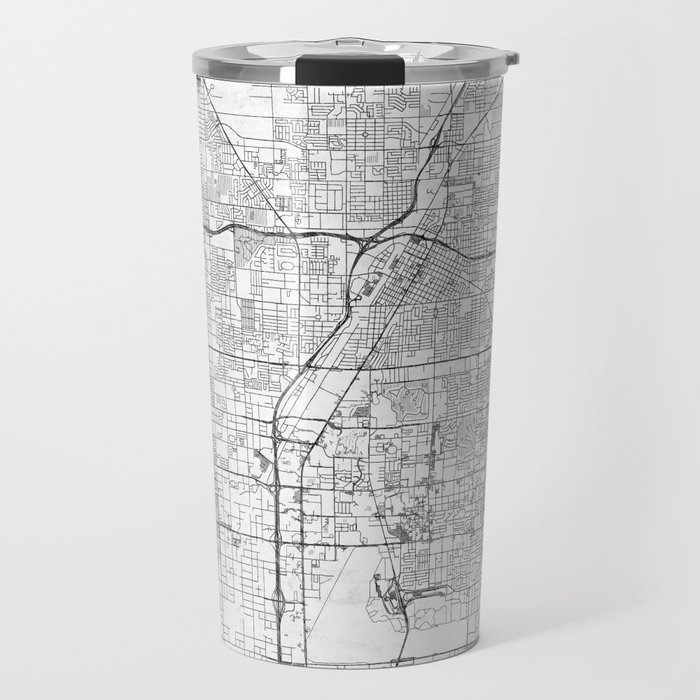 Las Vegas Map Line Travel Mug
