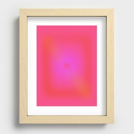 Kind Energy Aura | Trendy Gradient Recessed Framed Print