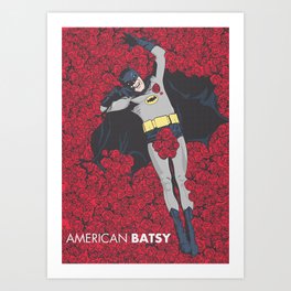 American Batsy Art Print