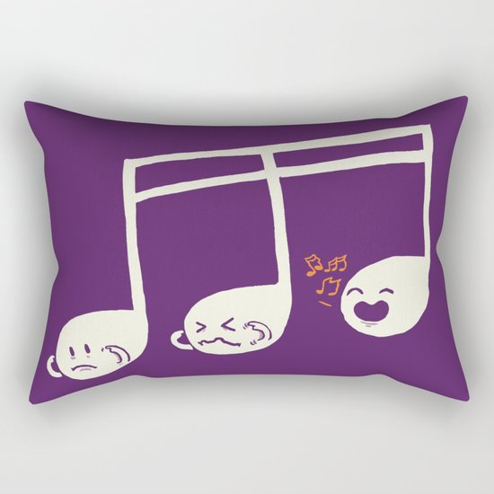 Sounds O.K. (off key) Rectangular Pillow