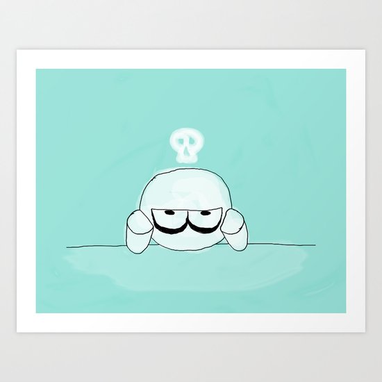 Bored... Art Print