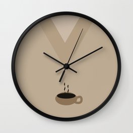 Caramel Latte Wall Clock