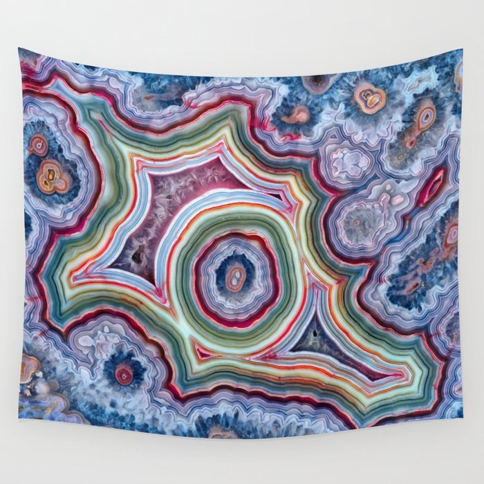 Colorful Agate Wall Tapestry