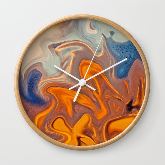 SKY ON FIRE Wall Clock