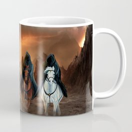 Four Horsemen Of The Apocalypse Coffee Mug | Mythological, Fourhorsemen, Bestseller, Devilreaper, Messengers, Grimreaper, Bestselling, Curse, Rott515, Graphicdesign 