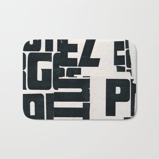 mad a me p Bath Mat