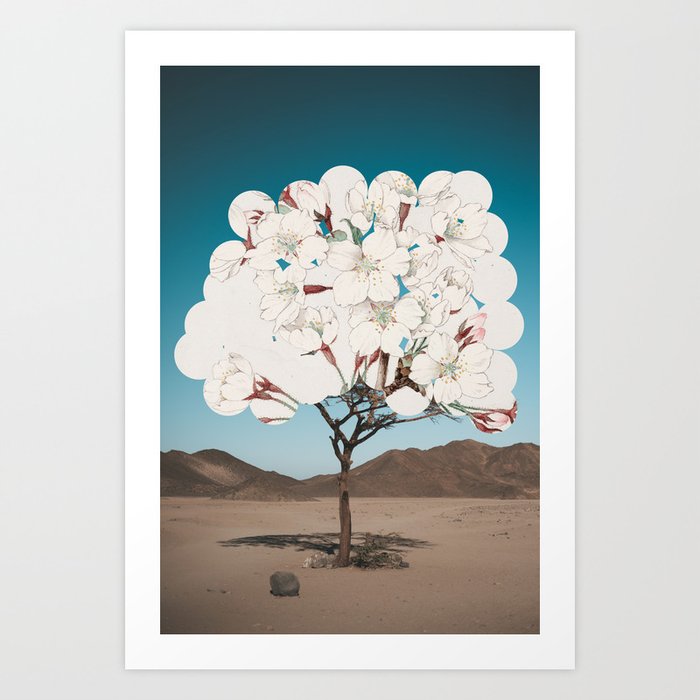 Der Wunderbaum blueht Art Print
