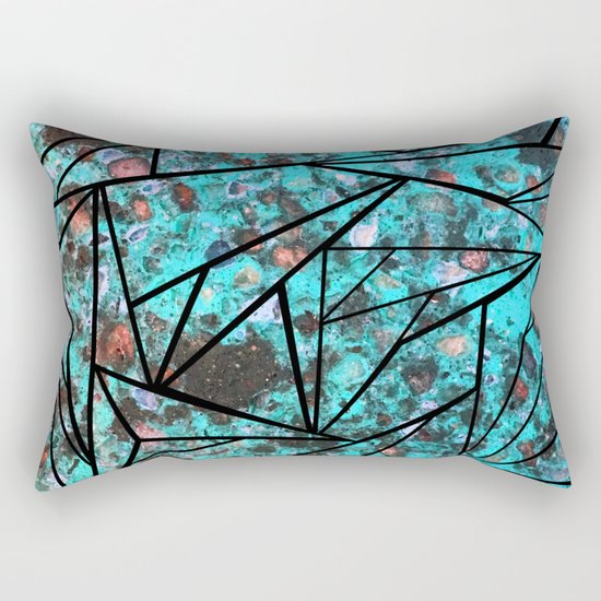Broken Shards Rectangular Pillow