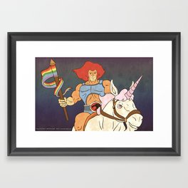 Lion-O's Pride Framed Art Print