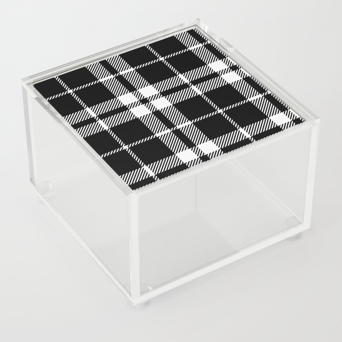 Plaid Pattern 5 Acrylic Box