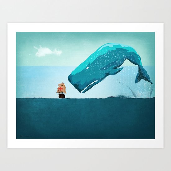 Whale Art Print