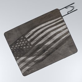 U.S Flag Vintage Picnic Blanket