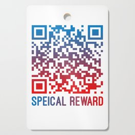 Special Reward Funny Rickroll QR Code Cutting Board
