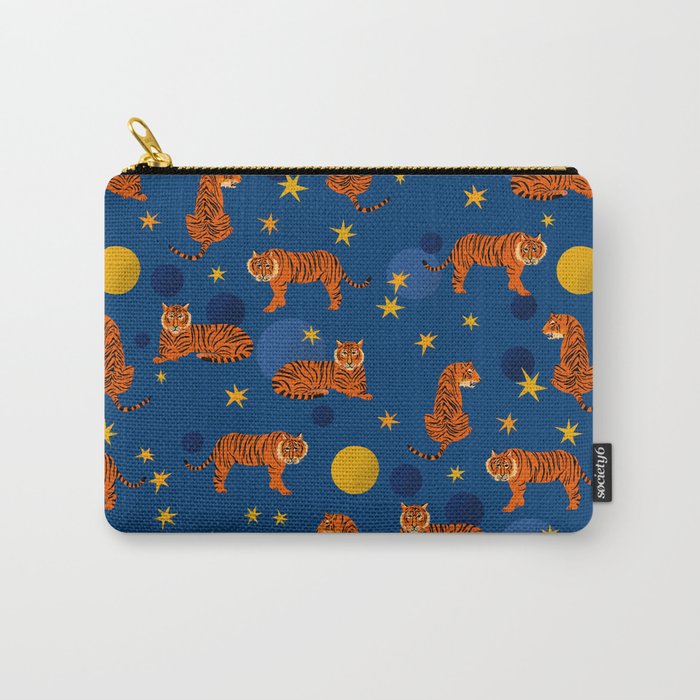 Cosmic Tigers Carry-All Pouch