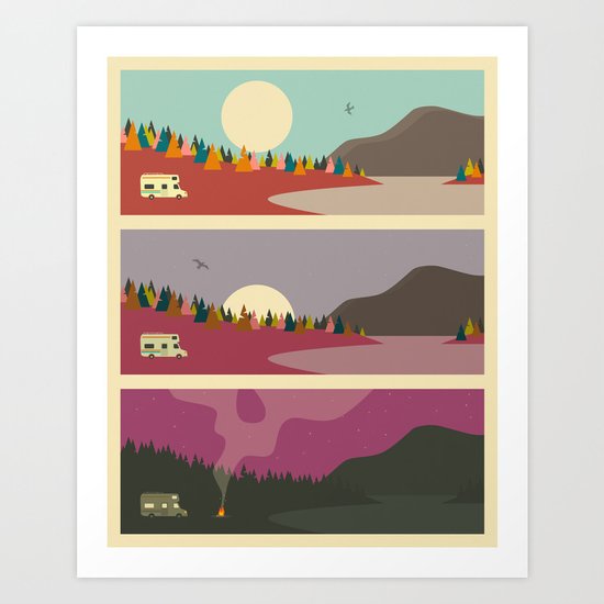 Campfire Art Print