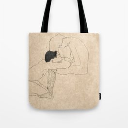 Egon Schiele "Lovers" Tote Bag