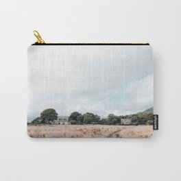 Wheat field in Scotland Carry-All Pouch | Harvester, Castle, Exploring, Mood, Photo, Mountain, Summer, Scottish, Vastity, Distance 