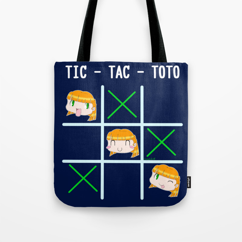 Tic Tac Toto Tote Bag By Crazzyyukii Society6 Tic Tac Toto Tote Bag By Crazzyyukii Society6